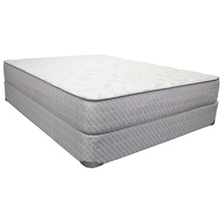 Queen 10 1/2" Plush Innerspring Mattress and 9" Wood Foundation
